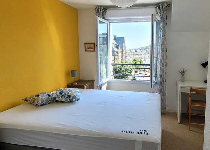 Apartament Duplex 2 Pieces Port Cabourg - 2 A 4 Personnes - Terrasse - Vue Port - Proche