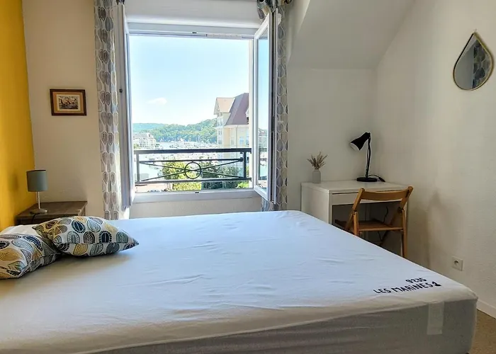 דירה Duplex 2 Pieces Port Cabourg - 2 A 4 Personnes - Terrasse - Vue Port - Proche